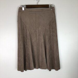 Cynthia Rowley Suede Skirt New